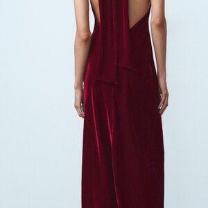 Elegant Burgundy Jumpsuit